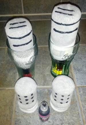 diy non-skid baby socks