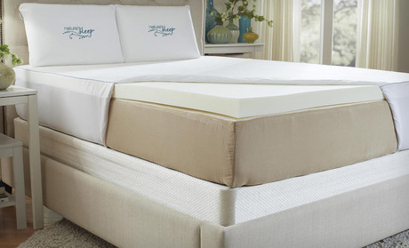 natures sleep memory foam topper