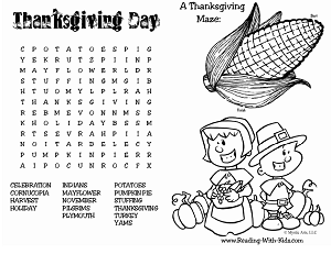 Free Thanksgiving Coloring Pages & Games Printables | #thankgiving