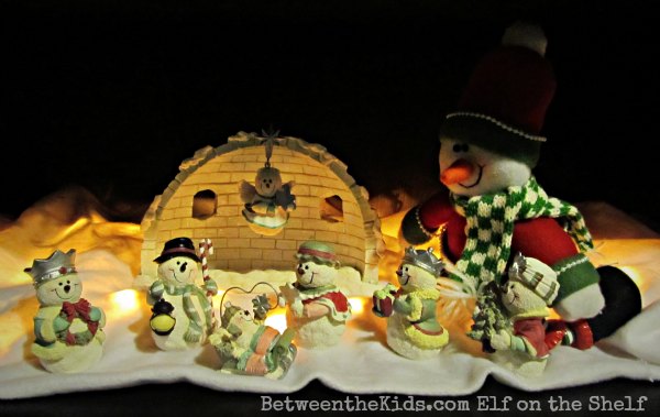 Elf on the Shelf Nativity