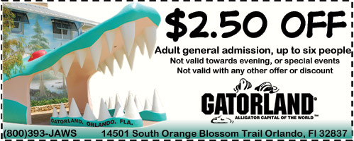 Gatorland Coupon