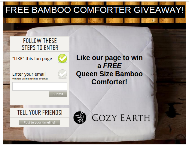Cozy Earth Bamboo Comforter Giveaway