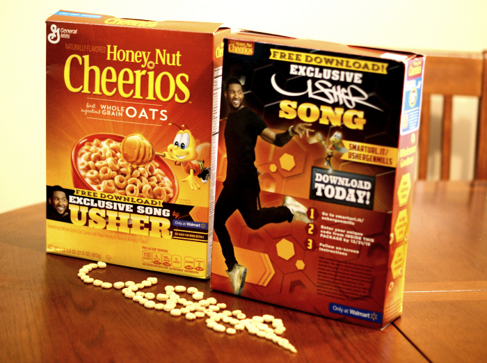 Exclusive Usher Song with Honey Nut Cheerios & Walmart 