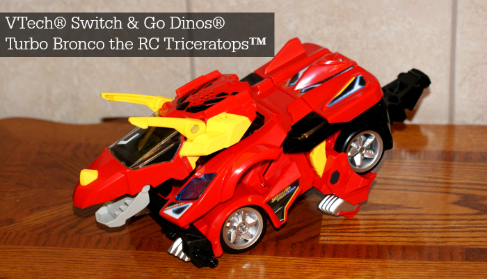 VTech Switch & Go Dinos Turbo Bronco the RC Triceratops