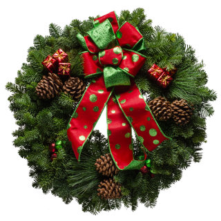 Christmas Forest Live Wreath Tradition 