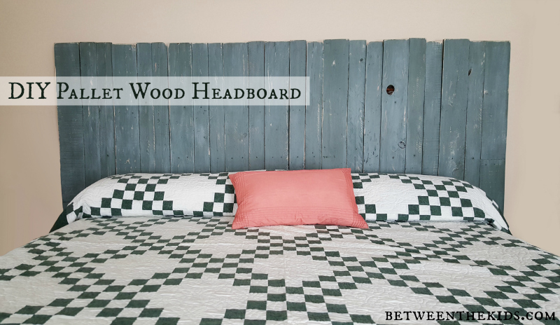 DIY Pallet Wood Headboard